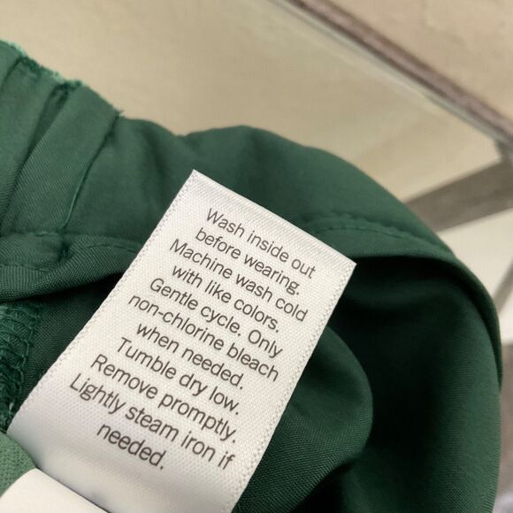 NWT LC Lauren Conrad Women's size 16 Emerald Green Velour wide Leg Trouser Pants - Picture 6 of 13